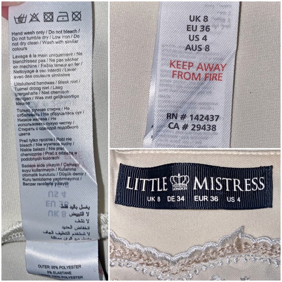 Elegant Cream Formal Dress - Picture 5 of 6